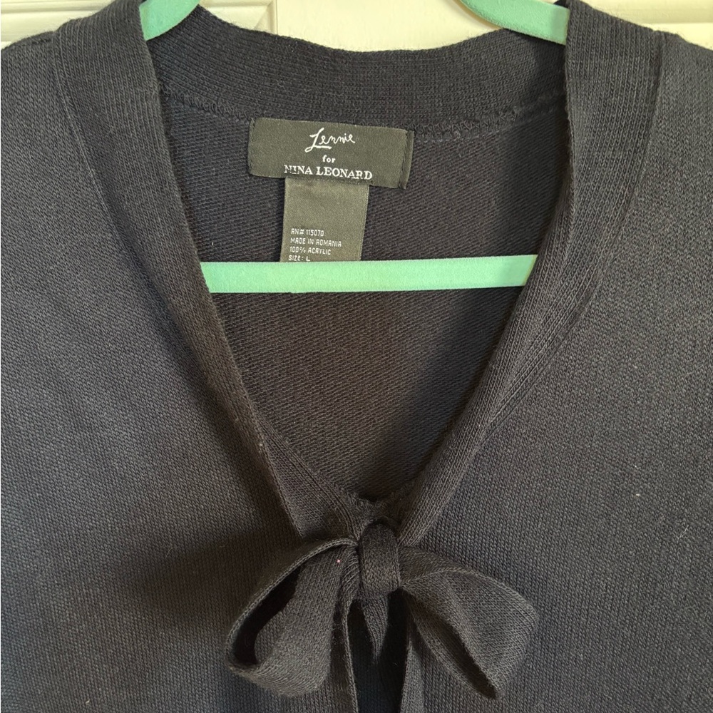 Nina Leonard Women's Navy Dress (for fall or summer)